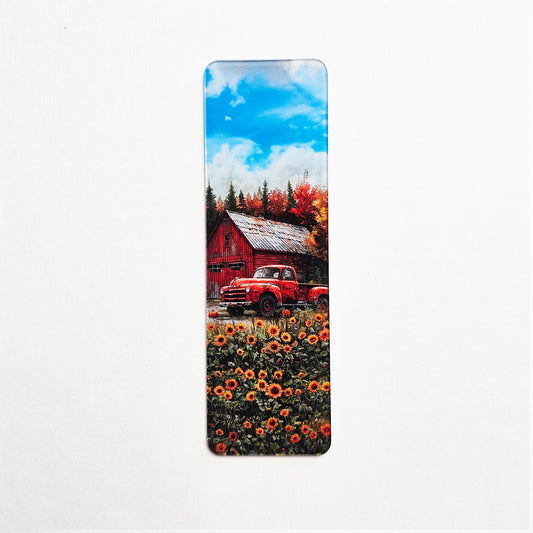 Sunflower Truck Bookmark