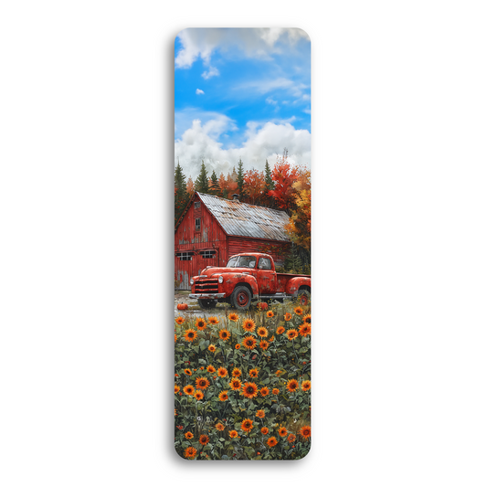 Sunflower Truck Bookmark