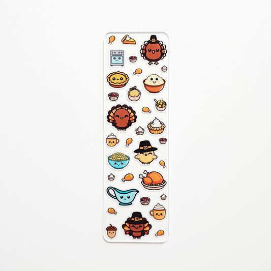 Thanksgiving Sticker Bookmark