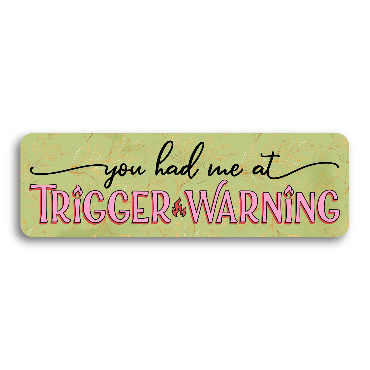 Trigger Warning Bookmark