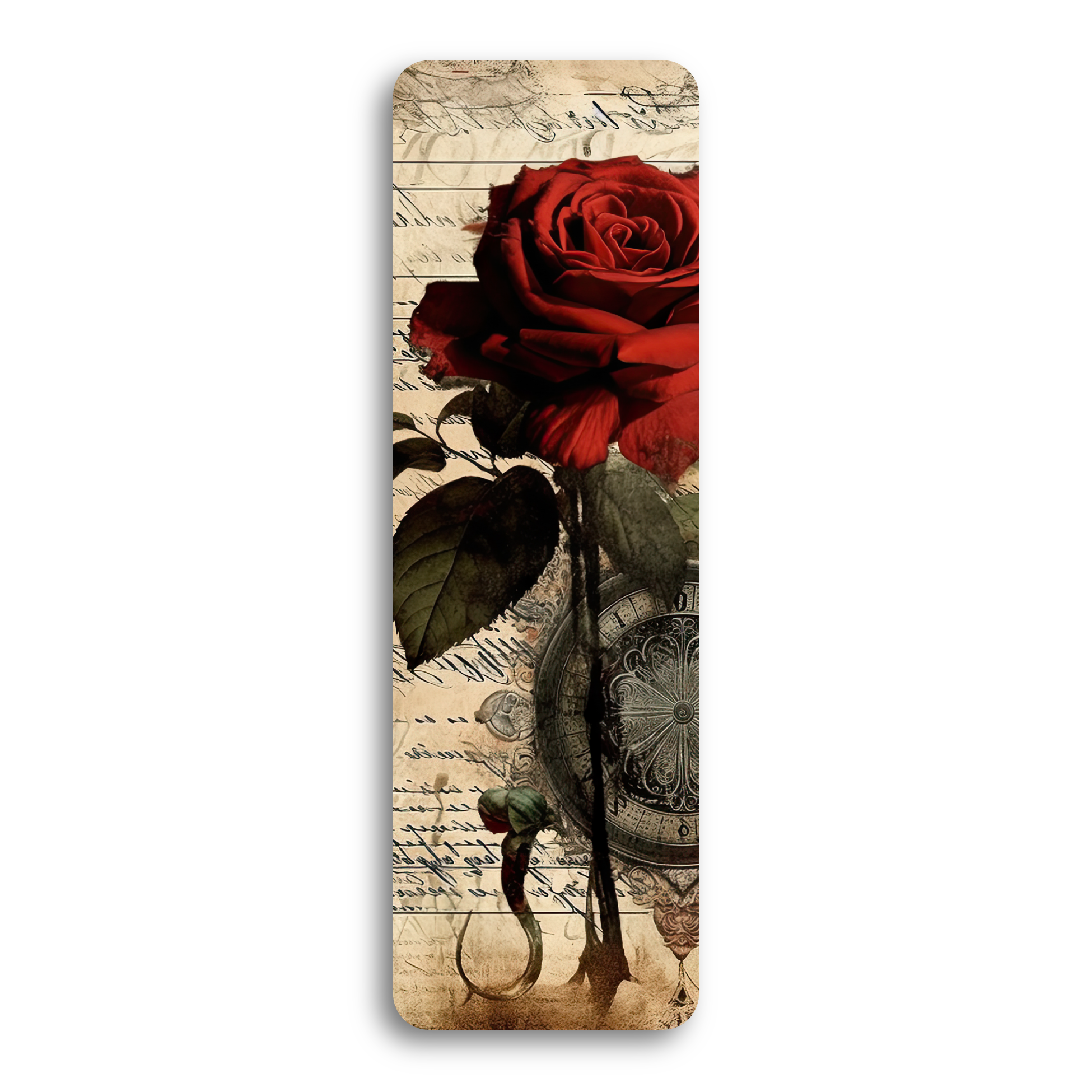 Vintage Rose Bookmark