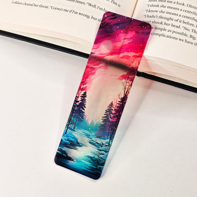 Winter Aurora Translucent Bookmark