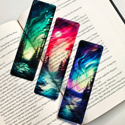 Winter Aurora Translucent Bookmark