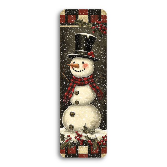 Winter Snowman Bookmark