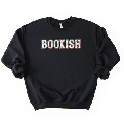 Bookish Floral - Crew Neck Sweatshirt
