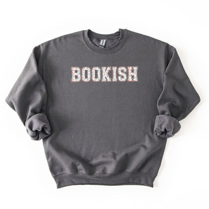 Bookish Floral - Crew Neck Sweatshirt