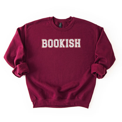 Bookish Floral - Crew Neck Sweatshirt