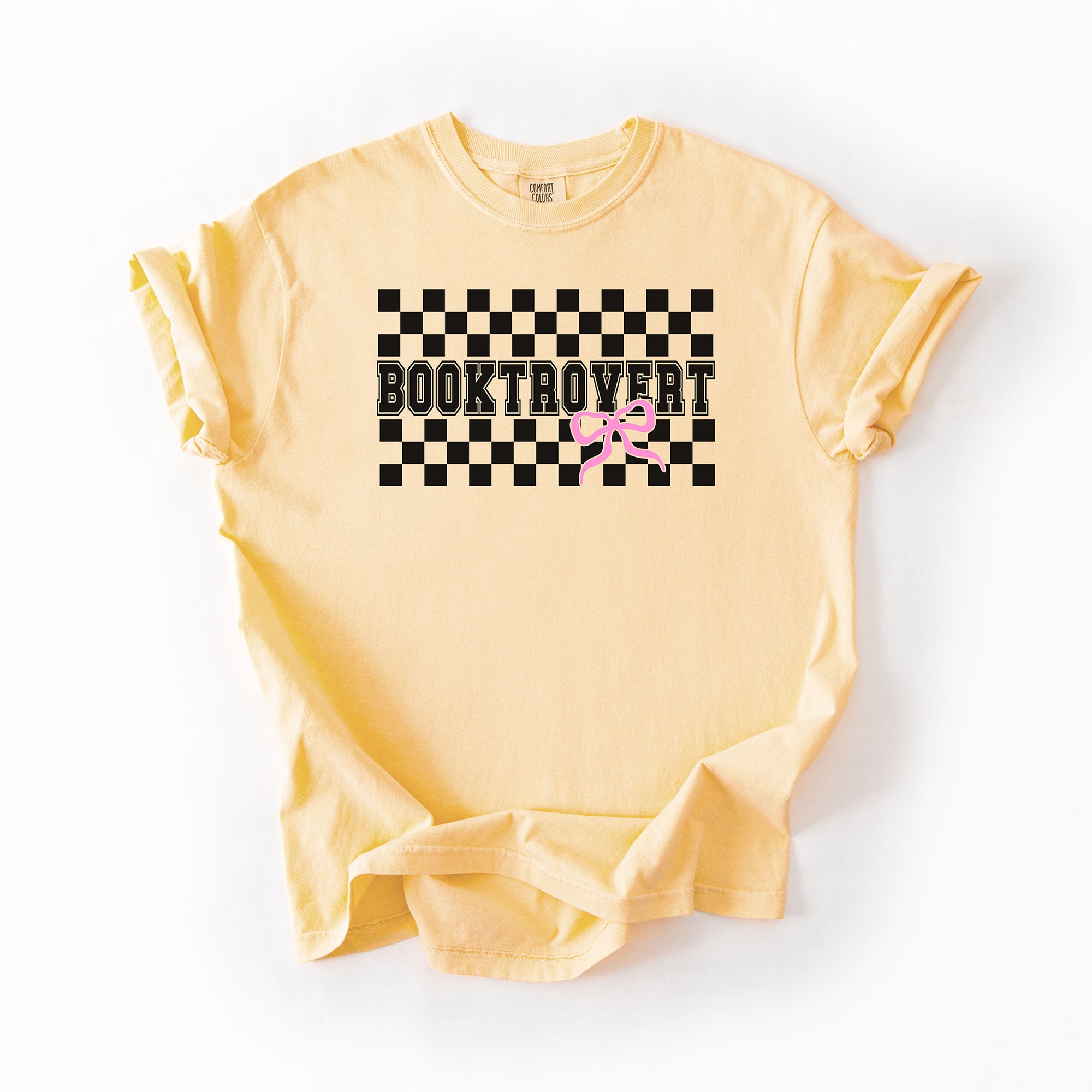 Booktrovert Bow - Comfort Colors T-shirt
