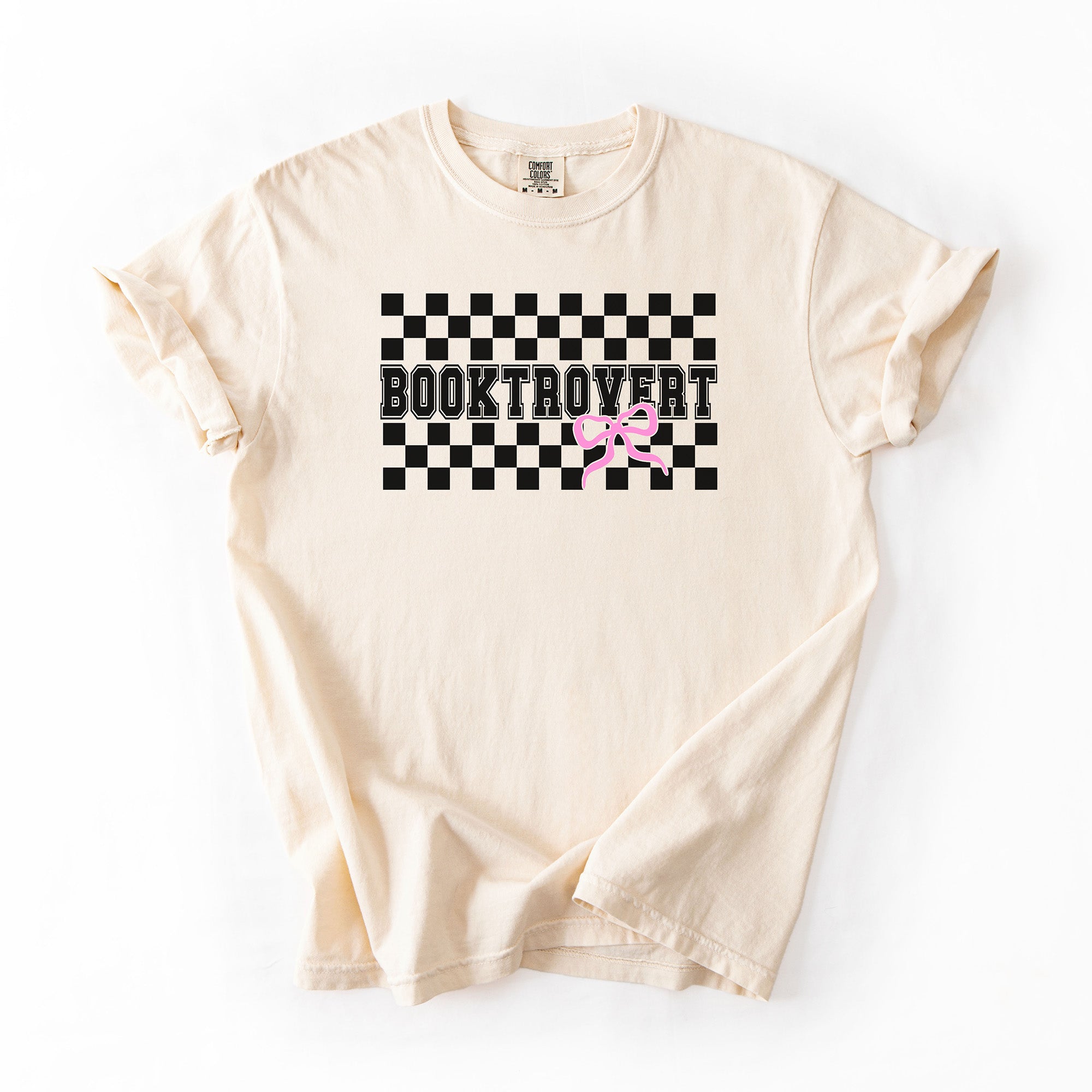 Booktrovert Bow - Comfort Colors T-shirt
