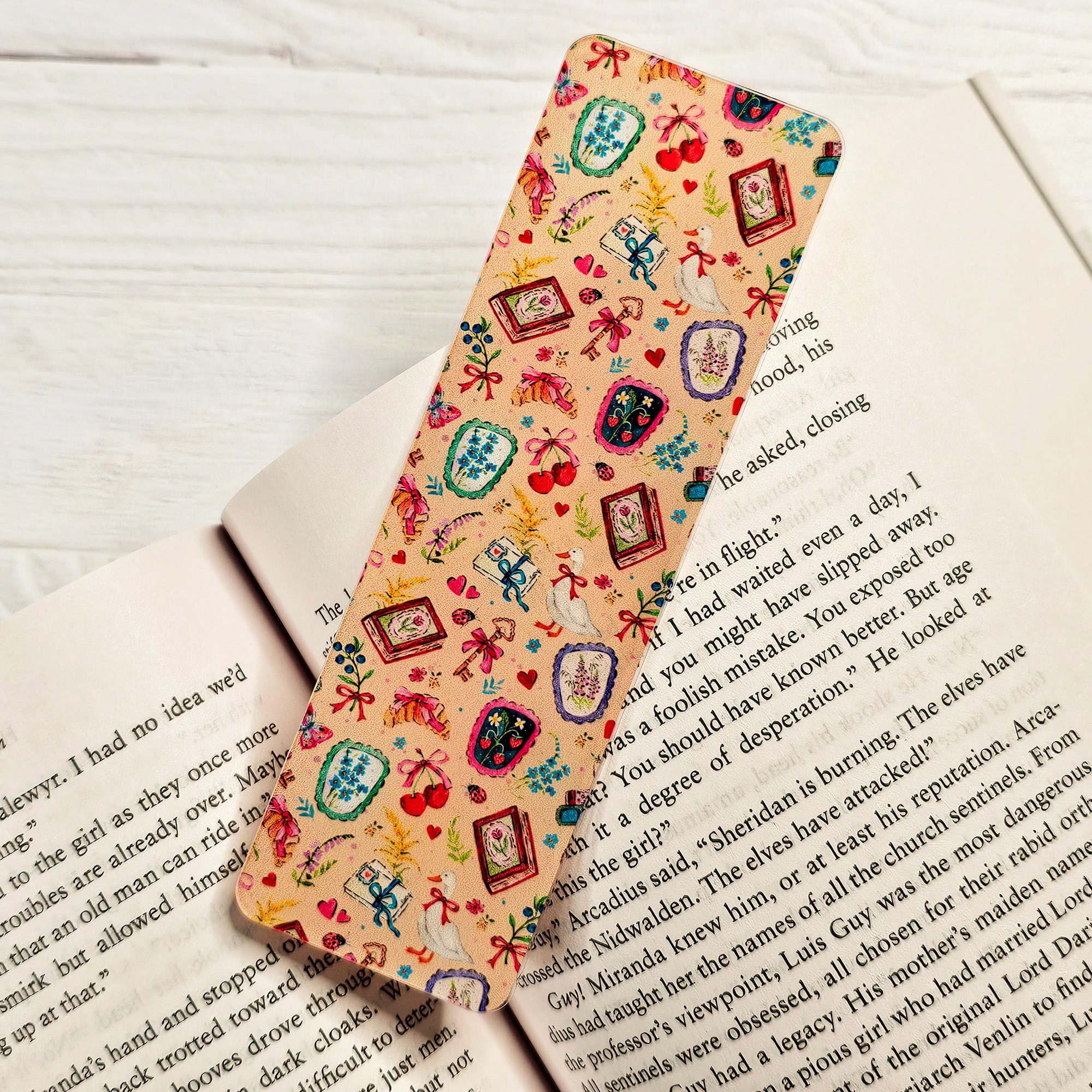 Cottagecore Goose Bookmark