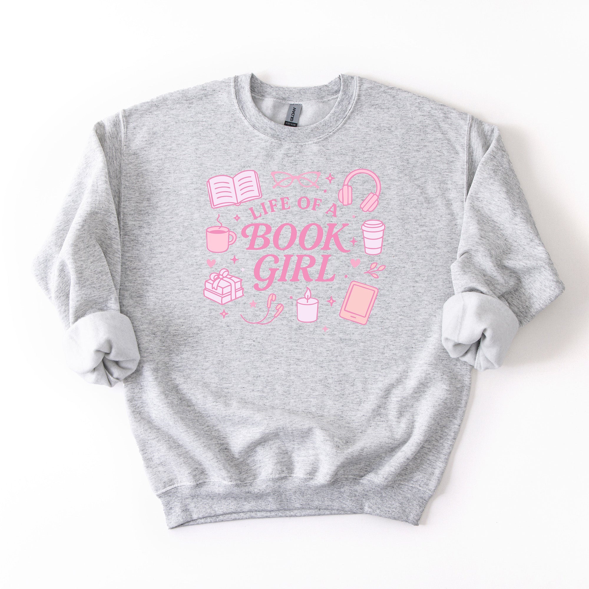 Life of a Book Girl Crew Neck Sweatshirt