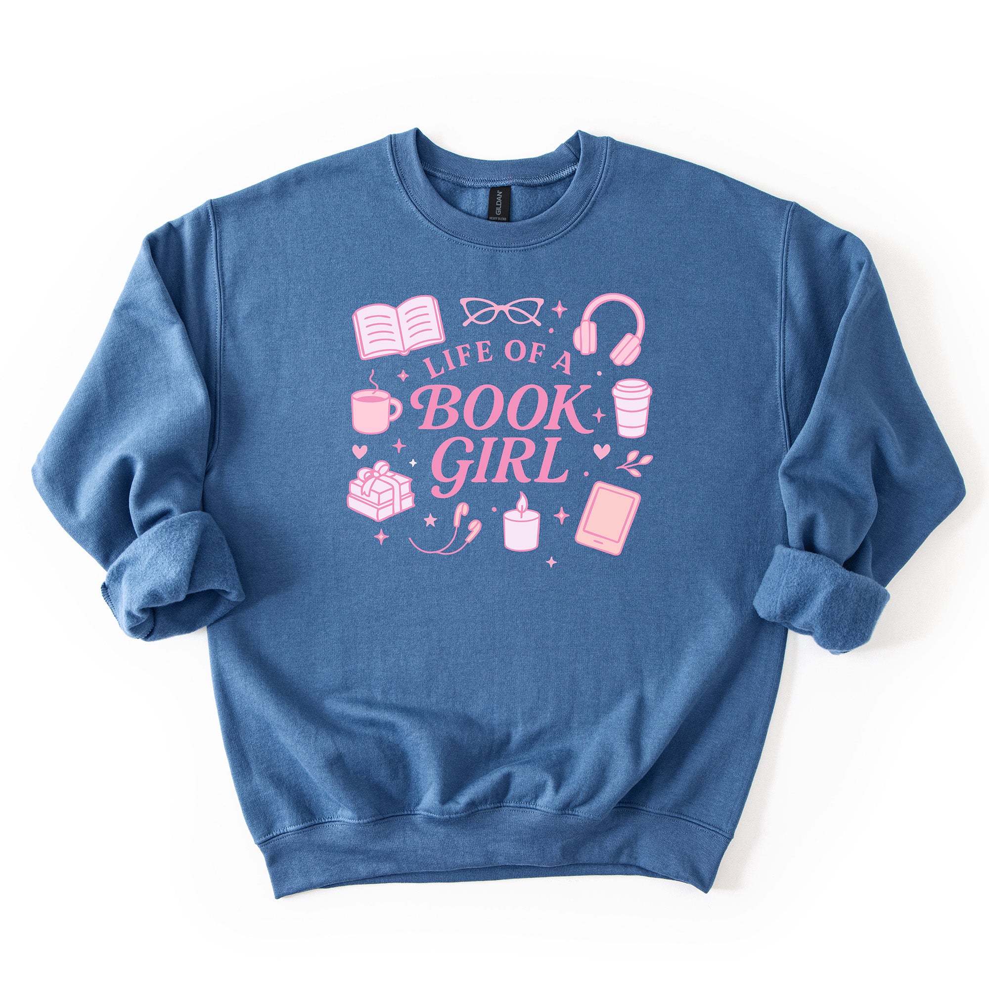 Life of a Book Girl Crew Neck Sweatshirt