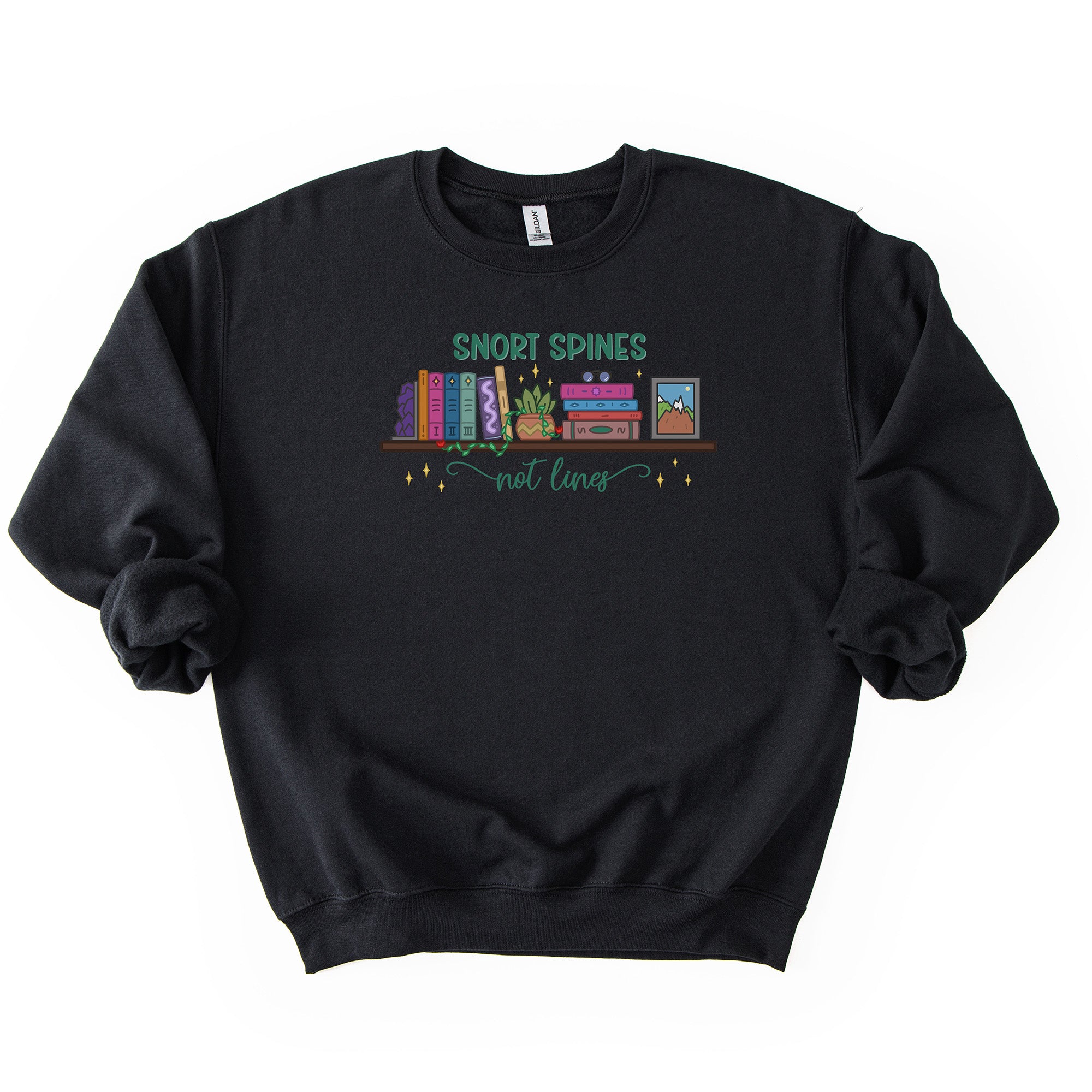 Snort Spines Not Lines - Crew Neck Sweatshirt