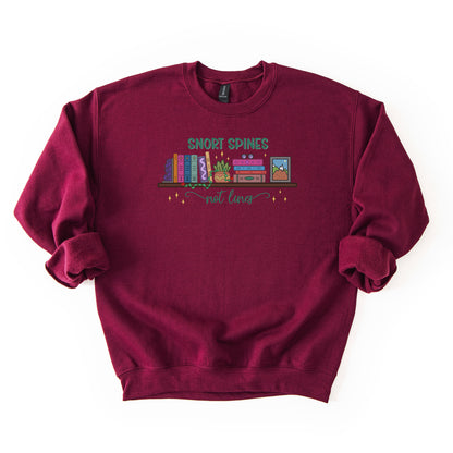 Snort Spines Not Lines - Crew Neck Sweatshirt
